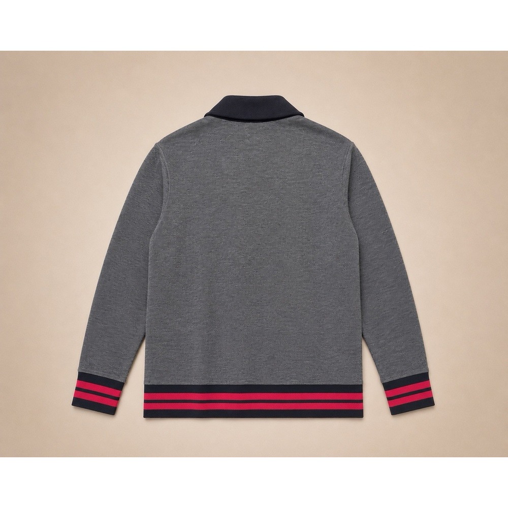 Cremieux Gray Shawl Collar Button-Front Knit Cardigan Sweater L w/ Pockets - Picture 12 of 13
